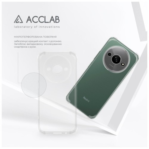 Чохол до мобільного телефона ACCLAB TPU ShockProof Xiaomi Redmi A3 Transparent (1283126611070)