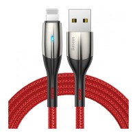 Дата кабель USB 2.0 AM to Lightning 1.0m 2.4A red Baseus (CALSP-B09)