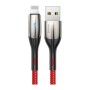 Дата кабель USB 2.0 AM to Lightning 1.0m 2.4A red Baseus (CALSP-B09)