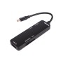Концентратор Maxxter USB-C to 1xUSB 3.0 + 2xUSB 2.0 + SD/TF (HU3C-3PTF-01)