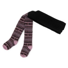 Колготки дитячі UCS Socks махрові (M1C0301-2057-74G-pinkblack)