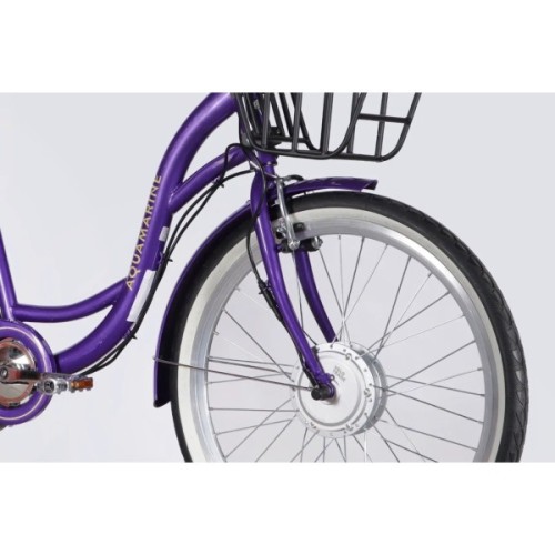 Електровелосипед Dorozhnik 26" eAQUAMARINE BH рама-17" 36B 13А*г 500Вт 2026 фіолетовий (ELB-D-26-295)