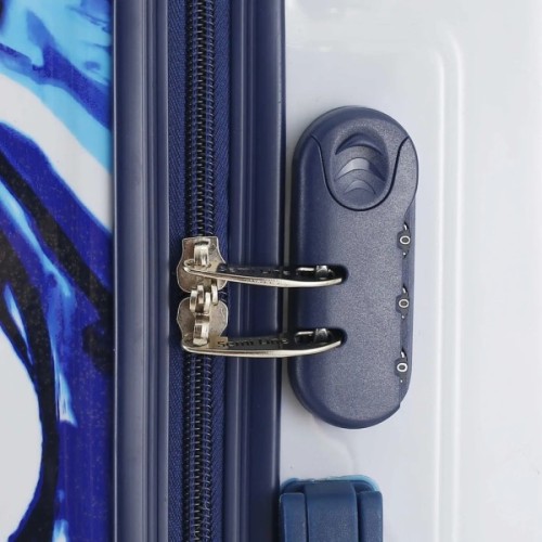 Валіза Semi Line Print 28" L White/Blue (T5653-3)