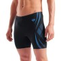 Плавки Arena Poseidonia Swim Mid Jammer 009091-508 чорний, бірюзовий 80 (3468337622475)