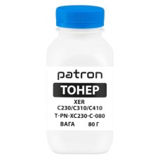 Тонер XER C230/C310/C410, 80 г, Cyan Patron (PN-XC230-C-080)