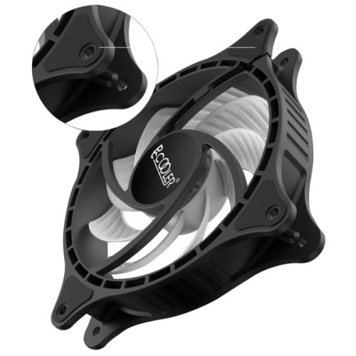Кулер до корпусу PcCooler FX 120 ARGB BK 3in1