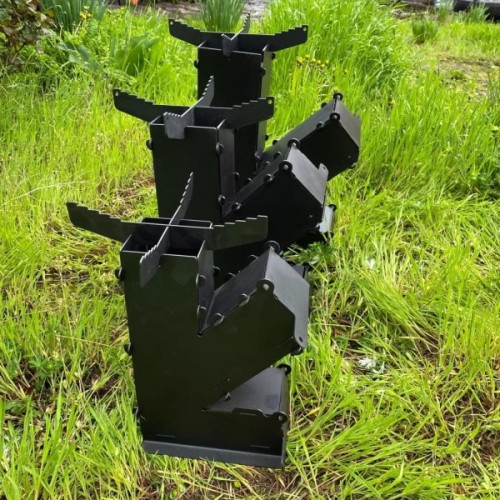 Турбопіч Metalzavod 20.5х8.5х29см 2мм мала (TBP-2S)