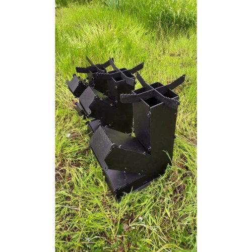 Турбопіч Metalzavod 20.5х8.5х29см 2мм мала (TBP-2S)