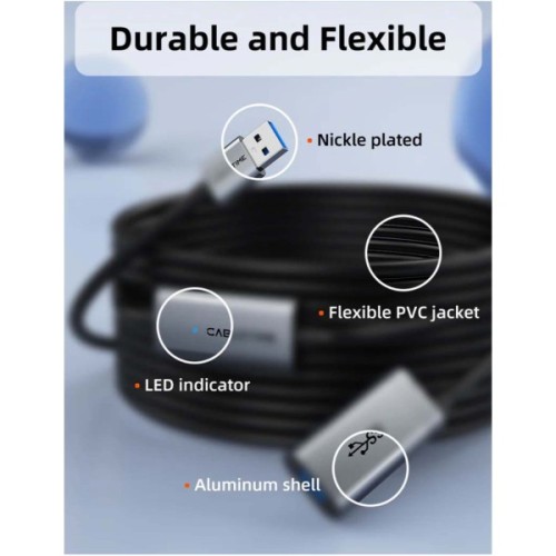 Дата кабель USB 3.0 AM/AF 15.0m active Cabletime (CA915187)