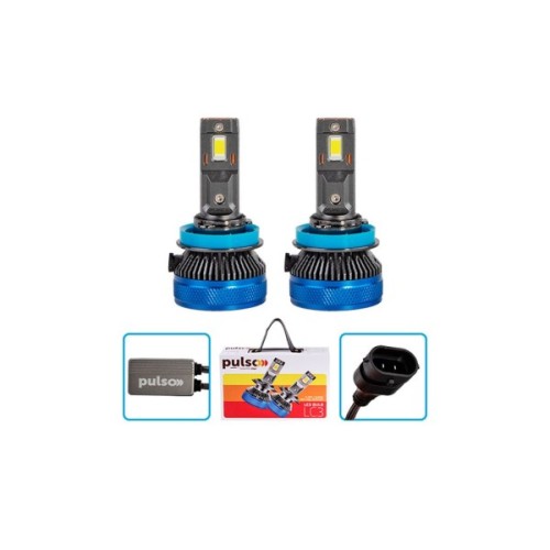 Автолампа PULSO LC3-H11-H8-H9-h16-LED-chips 3570 CSP/9-30V/2*65W/13000Lm/6000k (LC3-H11/H8/H9/H16)