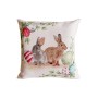 Подушка Прованс декоративна гобеленова Пара зайців з писанками Веснянка 45х45 см (034270)