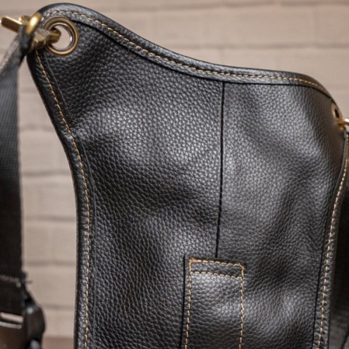 Сумка Vintage На пояс Чорна (14659)