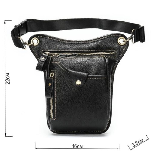 Сумка Vintage На пояс Чорна (14659)