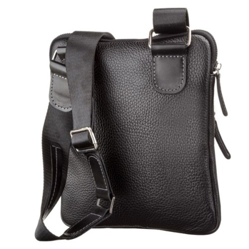 Сумка Shvigel Шкіряна Чорна (11090)