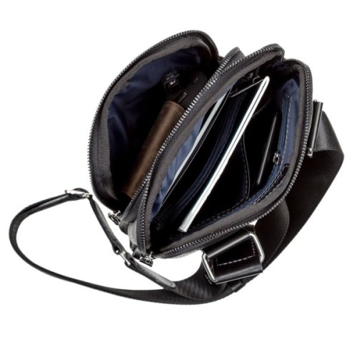 Сумка Shvigel Шкіряна Чорна (11090)