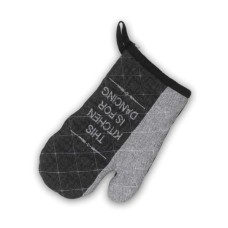 Кухонна прихватка Kela Gianna 31x18 см чорно-біла This kitchen (12777)