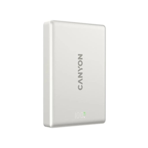 Батарея універсальна Canyon 10000mAh OnPower 511 PD20W Magnetic wireless MagSafe Grey (CNS-CPB511G)