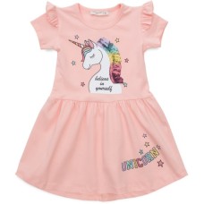 Плаття дитяче POP FASHION з єдинорогами (6835-104G-peach)