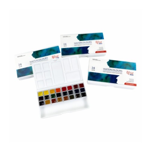 Акварельні фарби Rosa Studio 24 кольори (4823098541622)