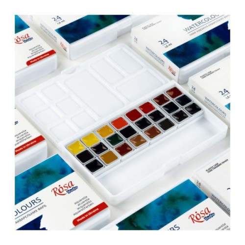 Акварельні фарби Rosa Studio 24 кольори (4823098541622)