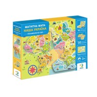 Навчальний набір DoDo Магнітна мапа України (200268)
