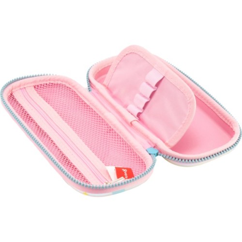 Пенал Cool For School з LED-аплікацією 1 відділення Блакитний (QT-5759-Blue)