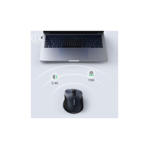 Мишка Ugreen MU006 Ergonomic Wireless Gray/Black (15063)