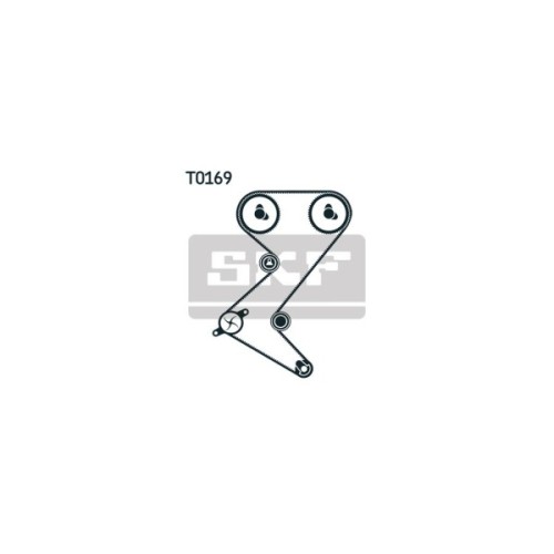 Комплект ременя ГРМ з помпой SKF VKMC 03235