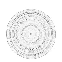 Тарілка Ardesto Verbena, 24.5см, скло, прозорий (AR5028)