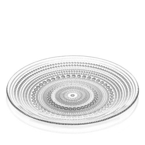 Тарілка Ardesto Verbena, 24.5см, скло, прозорий (AR5028)