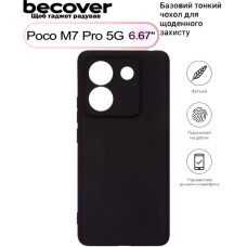 Чохол до мобільного телефона BeCover Poco M7 Pro 5G Black (713654)
