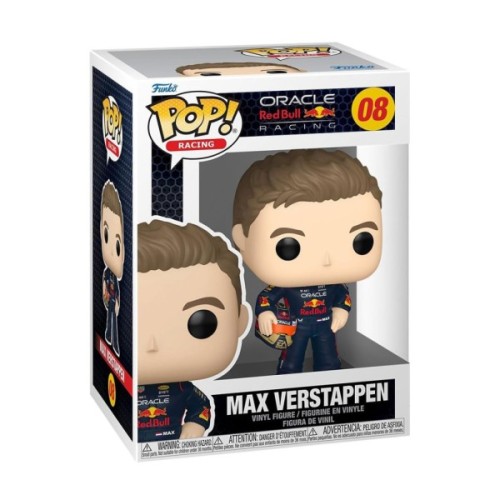 Фігурка Funko Pop серії Формула-1 - Макс Ферстаппен з шоломом (80580)