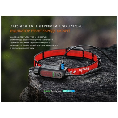 Ліхтар Fenix HP12R-TB чорний (HP12R-TB)