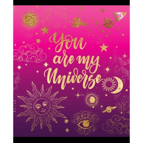 Зошит Yes А5 Cosmic System 18 аркушів клітинка (765179)