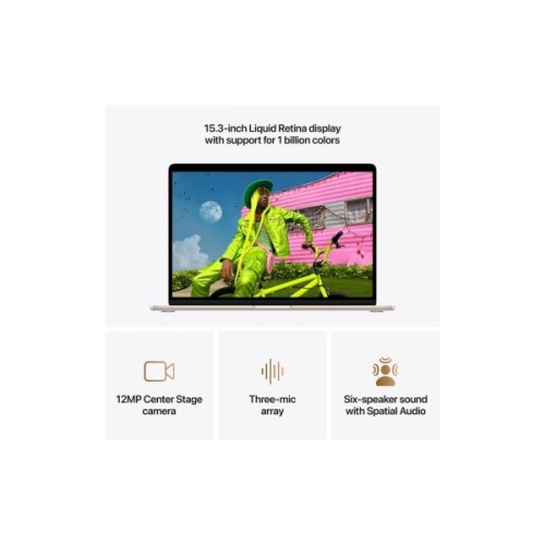 Ноутбук Apple MacBook Air 15 M5 A3448 Starlight (MDVF4UA/A)
