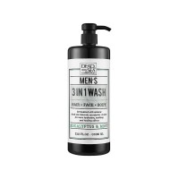 Гель для душу Dead Sea Collection Евкаліпт і м'ята Чоловічий 3 в 1 для тіла, волосся й обличчя 1000 мл (7290107427678)