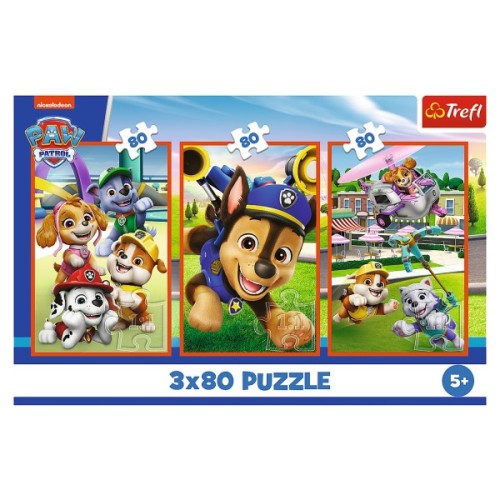 Пазл Trefl Paw patrol Собача банда 3 х 80 елементів (5900511348866)