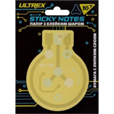 Папір для нотаток Yes з клейким шаром фігурна Ultrex, 40 аркушів (170270)