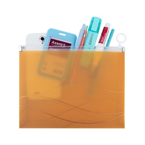Папка на блискавці Axent zip-lock А5 Waves-1 (1498-40-A)