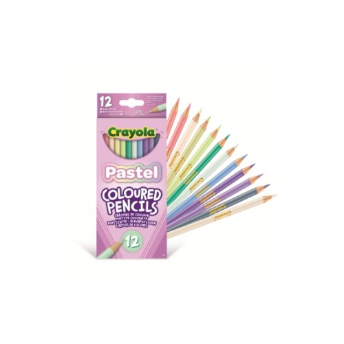 Олівці кольорові Crayola пастельні 12 шт (68-3366)