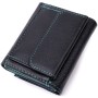 Гаманець ST Leather З натуральної шкіри Чорний (19504)