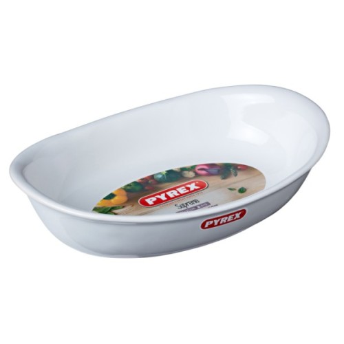 Форма для випікання Pyrex Supreme white овальна 31 х 21 см (SU31OR1/7246)