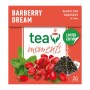 Чай Tea Moments Barberry Dream чорний з барбарисом та м'ятою 20х1.8 г пірамідки (tm.03644)