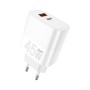 Зарядний пристрій WUW C209 1xUSB-C PD45W + 1xUSB QC3.0 18W White (WUW-C209)
