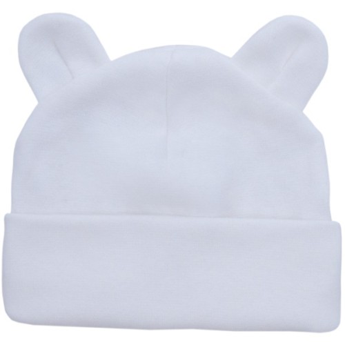 Комбінезон дитячий HAPPY TOT на блискавці з вушками (878-68-cream)