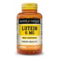Антиоксидант Mason Natural Лютеїн 6мг, Lutein, 60 гелевих капсул (MAV13665)