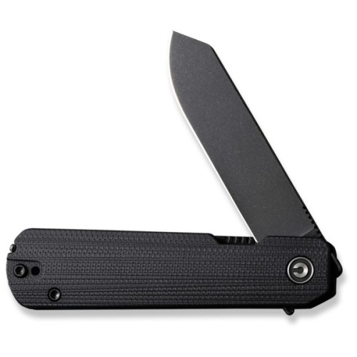 Ніж Civivi Sendy Milled, Black G10, Darkwash (C21004B-2)