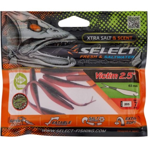 Силікон рибальський Select Victim V-Tail 2.5" 205 (7 шт/уп) (1870.74.26)