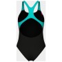 Купальник Arena Graphic Swimsuit Swim Pro L 010809-580 чорний, блакитний, рожевий 38 (3468337757412)