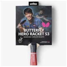 Ракетка для настільного тенісу Butterfly HERO Racket S3 Dang Qiu (6251730002) (932286)